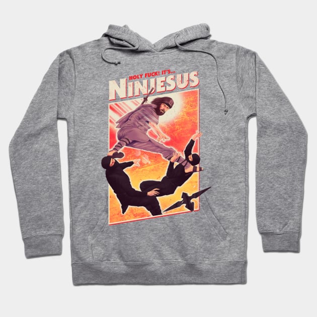 Ninjesus Hoodie by mathiole